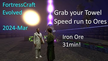 2024 NEW World Record for Iron ore, 31Minutes! FortressCraft Evolved Speed Run.
