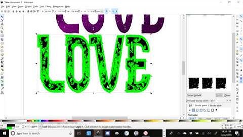 Creating Image Filled Text and Shapes in Inkscape