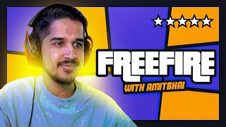 FREE FIRE LIVE WITH AMITBHAI || DESI ARMY