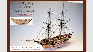 HMS SPEEDY 1782 1/64 SCALE WOODEN SHIP MODEL BY VANGUARD MODELS