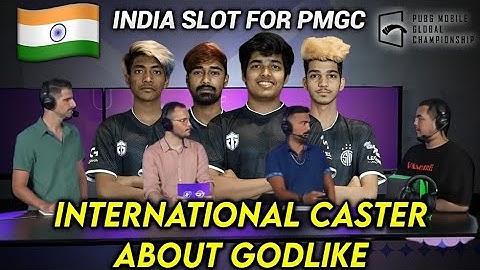 INTERNATIONAL CASTER ABOUT GODLIKE (Tsm Entity) 🔥| ON INDIA SLOT IN PMGC 😳