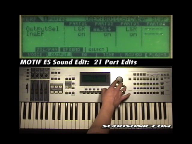 Motif ES Sound Editing 21. Part Edits (Runtime 9:32mins) - YouTube