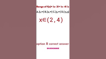 range of a function #range #eapcet2025 #eapcetmaths #shortcuts #modulusfunction #asquaremathsacademy