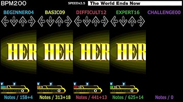 DDR / The World Ends Now - SINGLE (DanceDanceRevolution A20)
