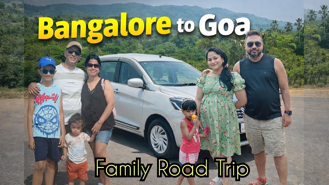 Bangalore to Goa Road trip।Road condition, food in detail। Road trip with kids। Hindi vlog 