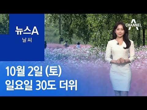 [날씨]일요일 30도 더위…강한 자외선 유의 | 뉴스A