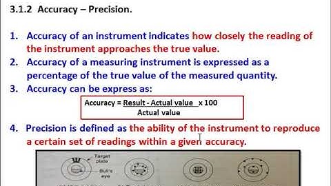 MEC322 / CHAPTER 3 (STATIC AND DYNAMIC CHARACTERISTICS OF INSTRUMENTS ) VIDEO 1/2