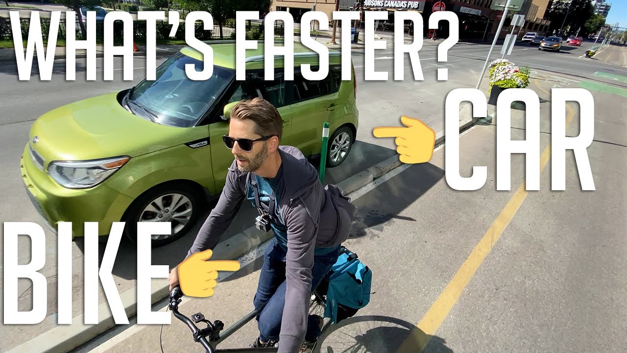 What's better in a city: A car or a bike? - YouTube