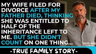 My Wife Filed For Divorce After My Father Died, Thinking She was Entitled To Half Of The Inheritance