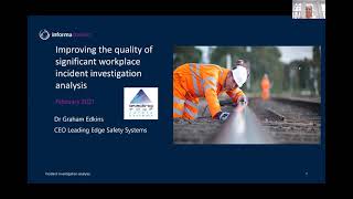 WEBINAR: Improving The Quality Of Significant Workplace Incident Investigation Analysis