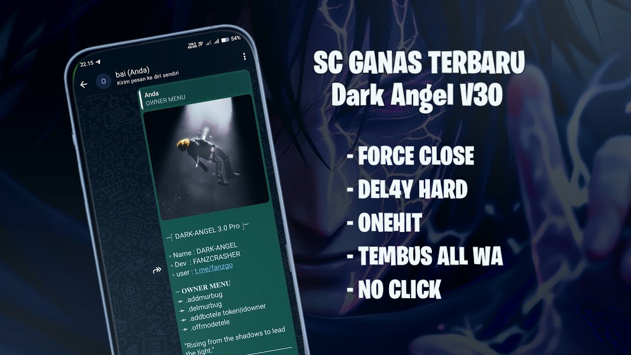 NEW SCRIPT BUG GANAS TERBARU | DARK ANGEL V3.0 | DEL4Y HARD | ONEHIT | NO CLICK | SUPPORT ALL WA