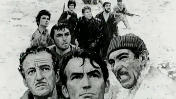 Forging "the Guns of Navorone" (Gregory Peck, David Niven, Anthony Quinn)