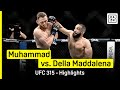 Belal Muhammad Vs Jack Della Maddalena UFC 315 DAZN Highlights