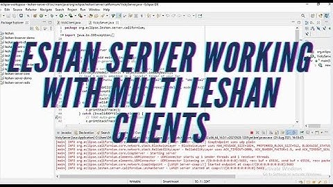 How to Create Leshan Server working with Multiple Clients + Eclipse IDE