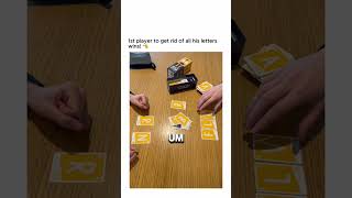 Quickstop - 1st player to get rid of all his letters wins!