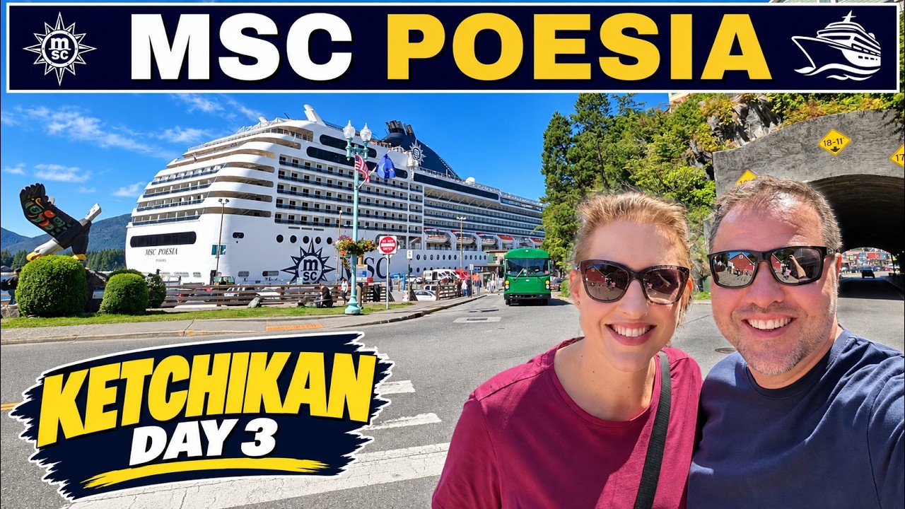 MSC Poesia Alaska Cruise: Exploring Ketchikan & Creek Street - Day 3 Vlog 🚢