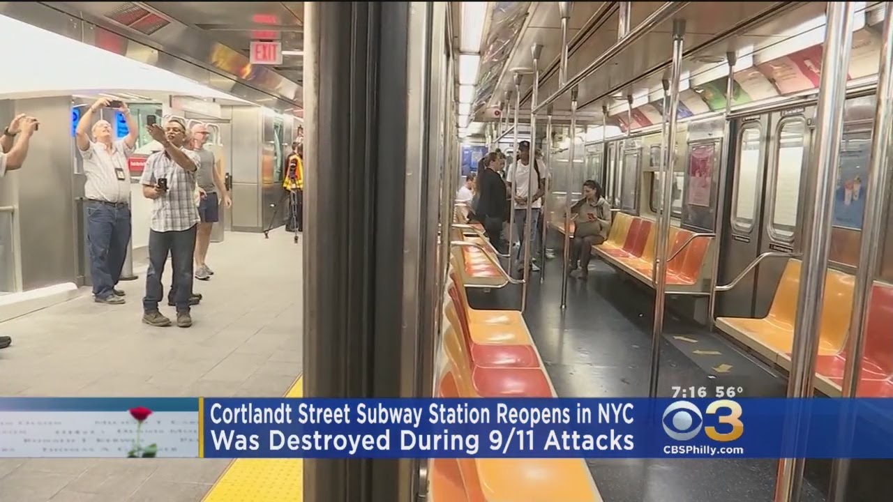 NYC subway station damaged in 9/11 reopens 17 years later