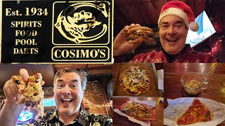 New Orleans Bar Food: Best Burger & Pizza Search at Cosimo’s Bar Review Vlog