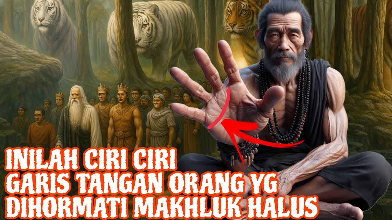 PEWARIS DARAH SUCI‼️_CIRI GARIS TANGAN ORANG YANG DIHORMATI OLEH RAJA JIN DAN MAKHLUK HALUS
