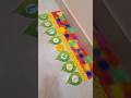 Quick abd easy border rangoli for Holi #holikadahan #holifestival #buranamaanoholihai #rangpanchami