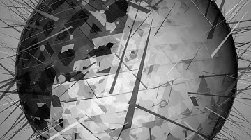 4K B&W Geometric 3D Sphere #MotionGraphics #VJLOOP #AAVFX 5
