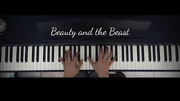 Ariana Grande, John Legend - Beauty and the Beast | Piano Cover with Strings (with Lyrics)