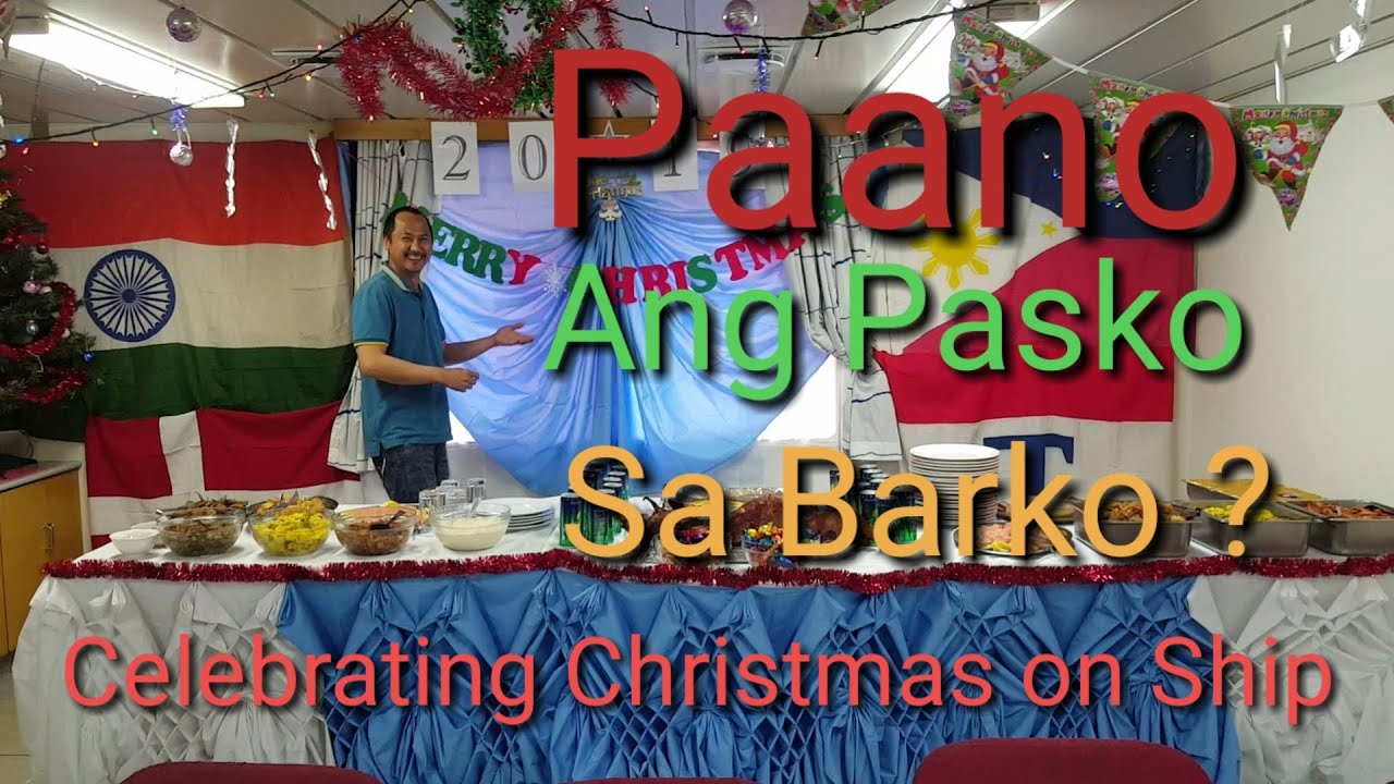 ⁣Christmas Celebration onboard tanker vessels