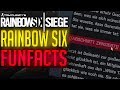 FUN FACTS SPECIAL | Rainbow Six Siege