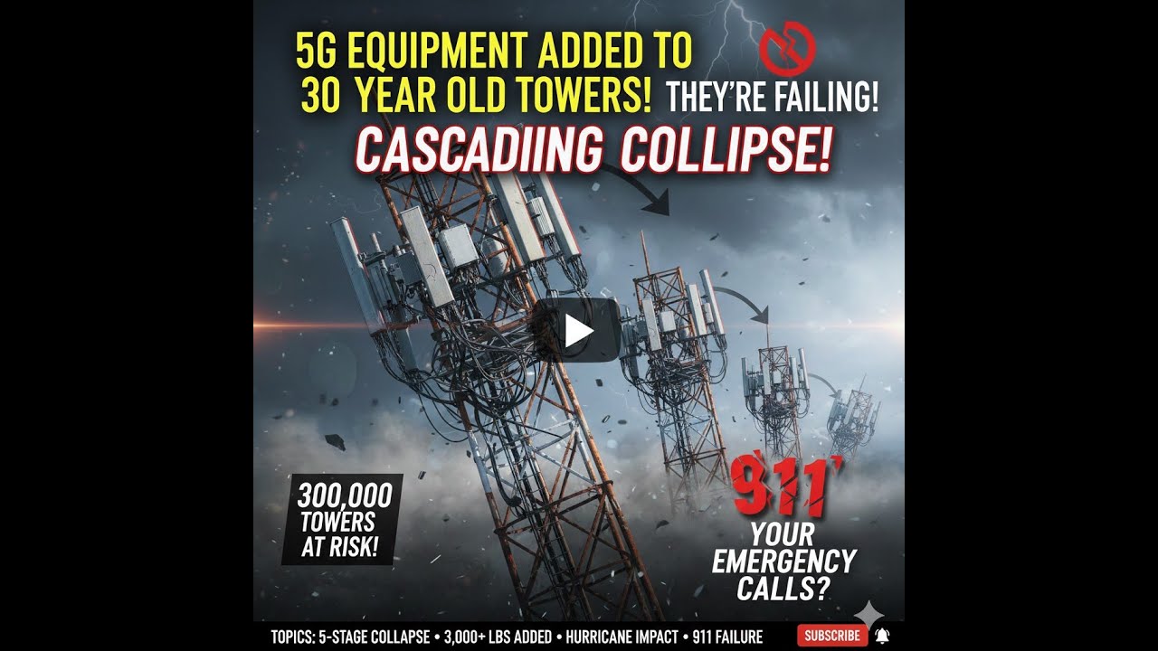 На 30-летние вышки установили оборудование 5G, но оно выходит из строя.