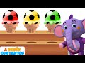 A Bebés Contentos | Helados Gigantes de Frutas y Colores | All Babies Channel Spanish