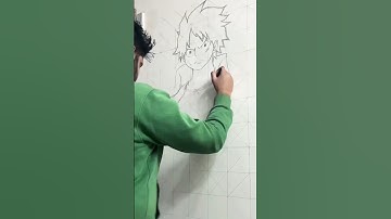 Wall art one piece Luffy Like share and comment 💕Rate this art Wait for part 2