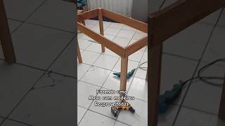 como fazer mesa com madeira reciclada #madeirareaproveitada #madeira #mesa