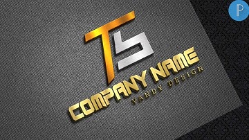 T S logo design on android pixellab -professional logo design[Vandy Design]