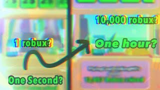 How Much Robux Can You Make In One Hour While Afk? Pls Donate