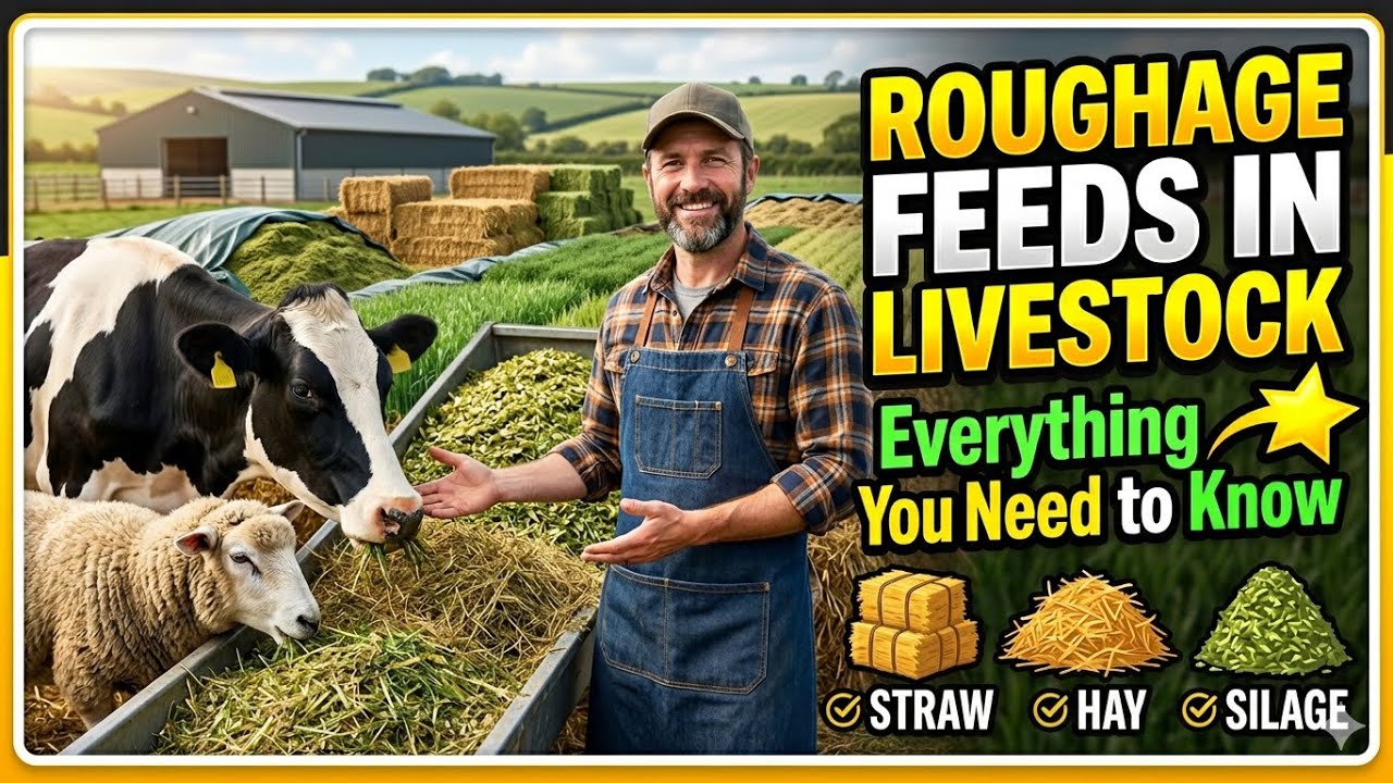 Hay, Silage, Grass, Straw | Roughage Feeds in Livestock - YouTube