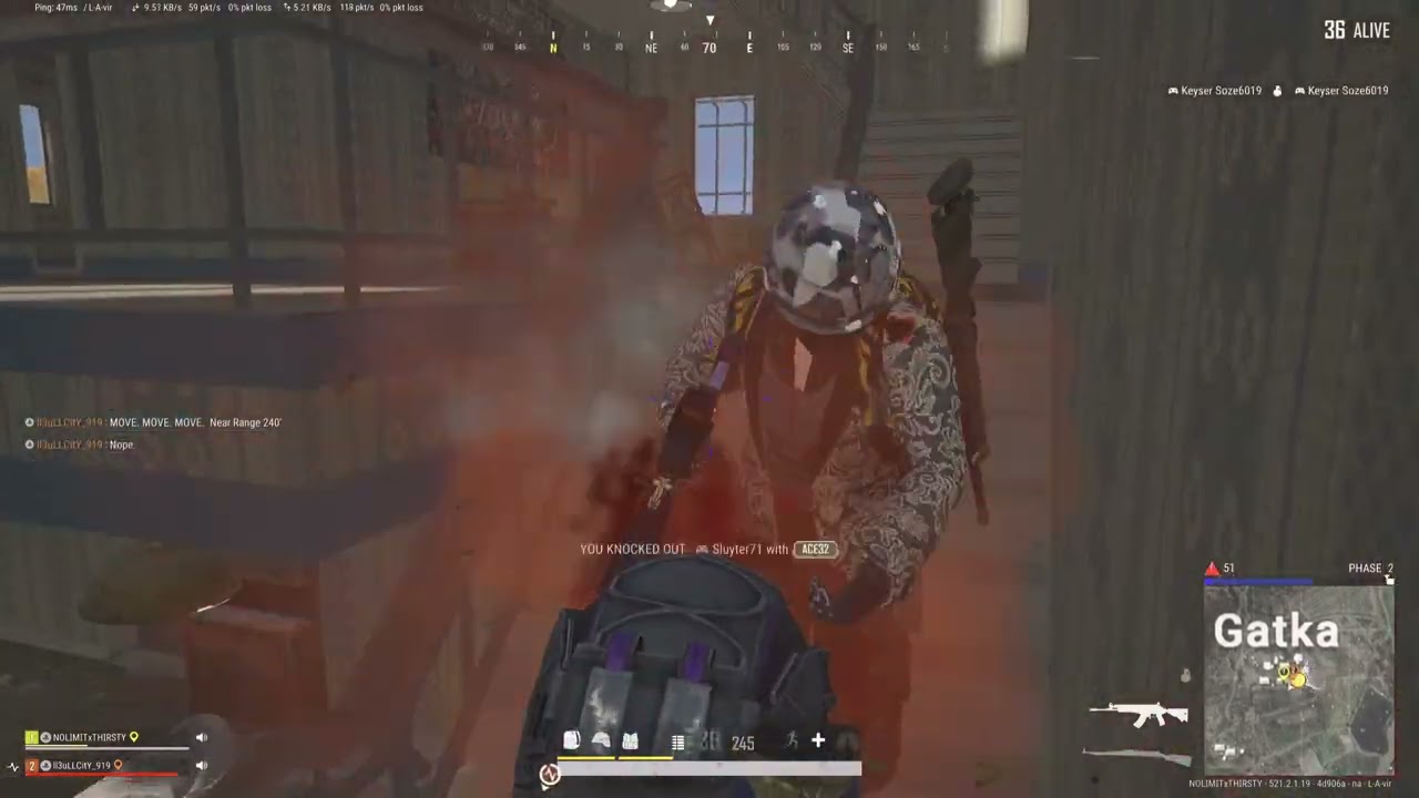 PUBG:FIRST 3 PIECE WITH ACE KILLFEED SKIN