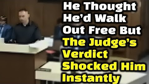He Smiled, Thinking It Was Over… Until The Judge Spoke The Verdict
