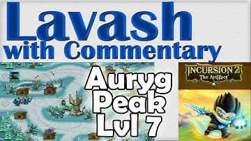 ➜ INCURSION 2 The Artifact AURYG PEAK Level 7 Perfect HARD Tower Defense Game