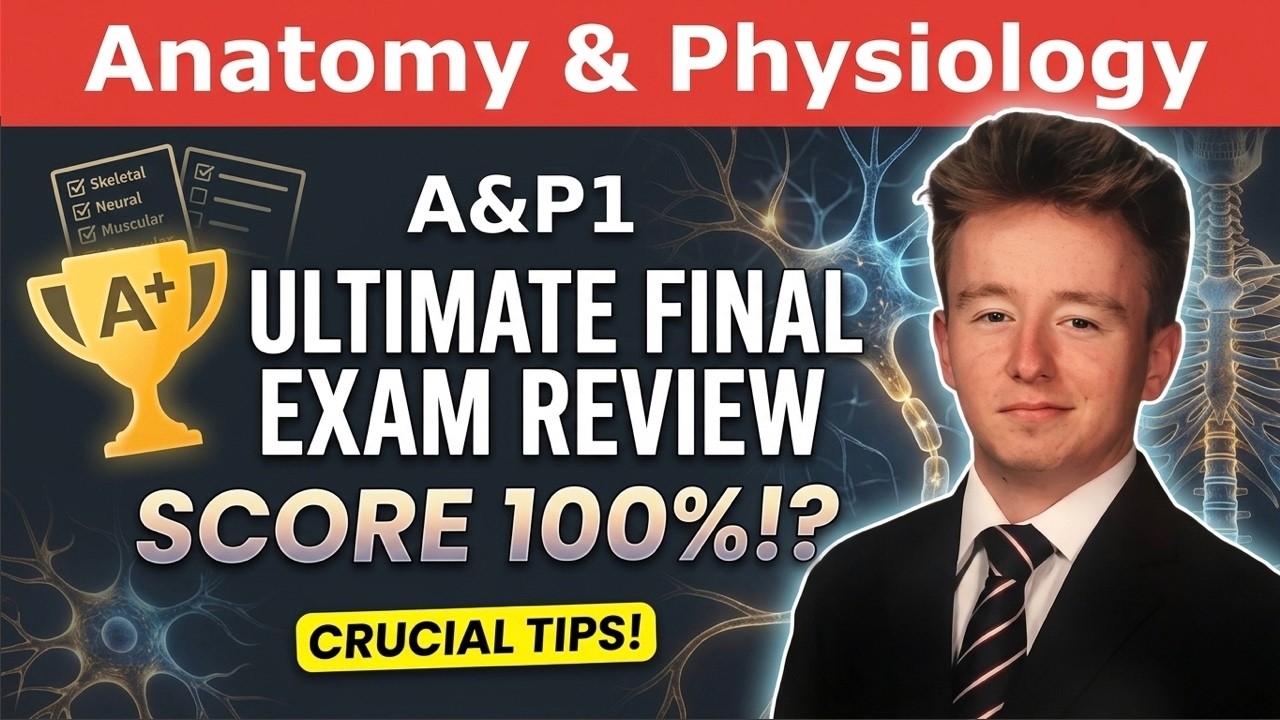 1 Hour A&P 1 Final Exam Review | 50 Practice Questions to help Pass ...