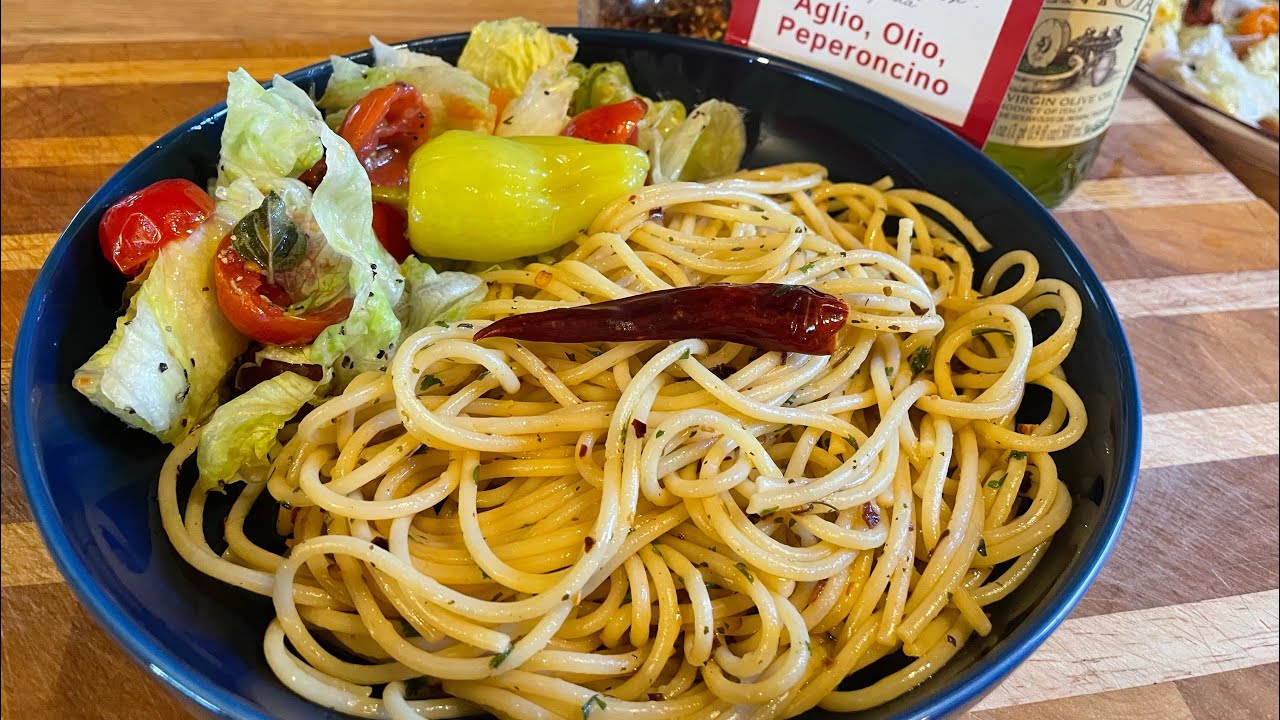 SPAGHETTI AGLIO E OLIO Spice Mix 3 ingredients (in 8 minutes