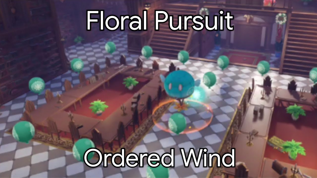 Genshin Impact - Floral Pursuit, Ordered Wind