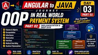 Java OOP Real World Example | Payment System 💳 | Angular to Java – Day 03 | Part-2