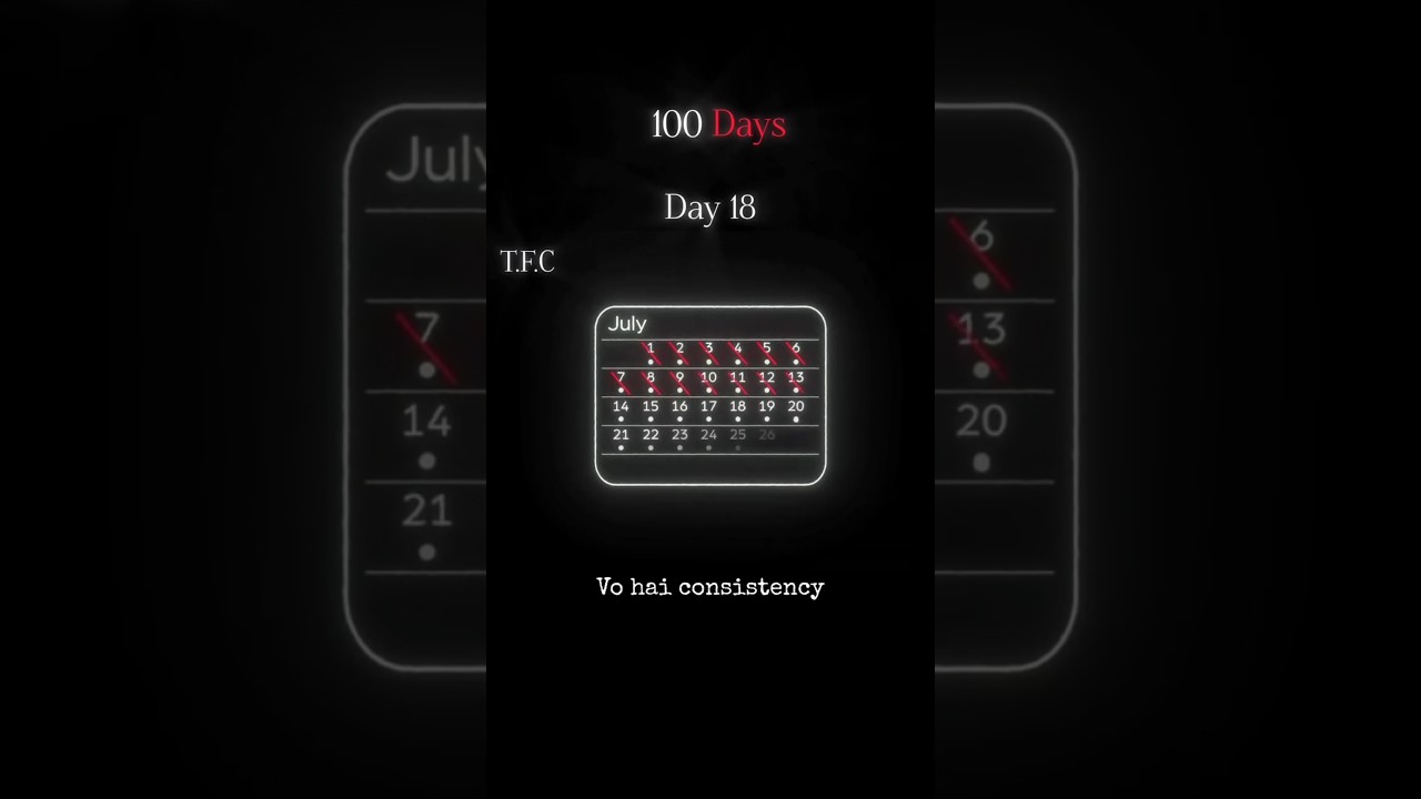 Mujhe सिर्फ़ 100 Din Do 🦅💯 