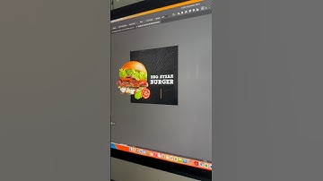 Let’s make a burger advert in illustrator 😋