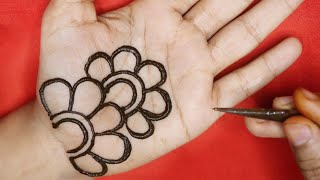 Easy Simple Mehndi Design For Front Hand | आसान शेडेड अरेबिक मेहंदी डिज़ाइन लगाना सीखे | Mehndi