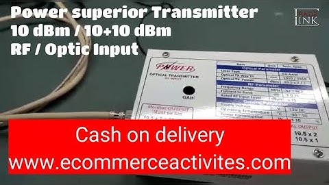 Power CATV Superior DC Transmitter/All Models by Arjun Electronics 2021