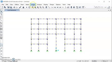 Reinforced concrete frame with SAP2000 v22