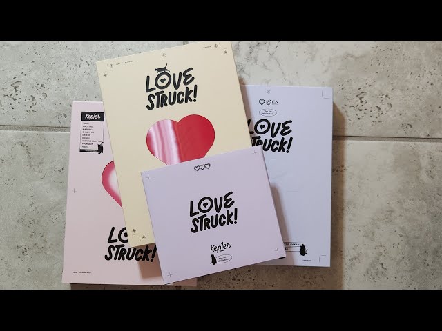 Kep1er LOVESTRUCK! 4th Mini Album (3 versions + Bahiyyih Digipack