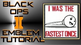 Call of Duty Black Ops 2 : Funny Sperm Cell Emblem Tutorial