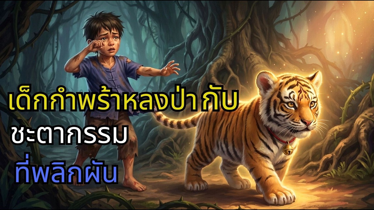 เด็กกำพร้าหลงทางกับการช่วยเหลือจากลูกเสือใจดี|  นิทานพื้นบ้าน, ตำนาน, เรื่องเล่า, เรื่องราวเก่าๆ I